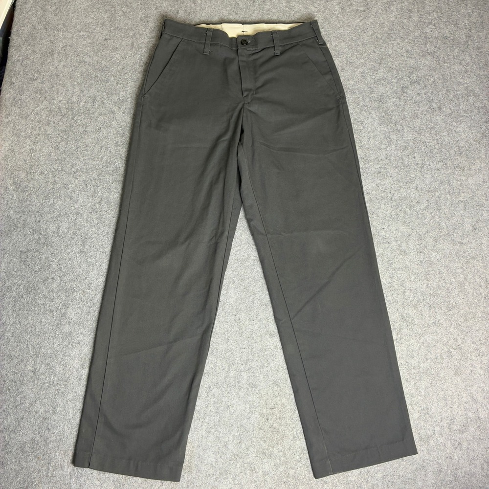 Rep Kap Mens 31x30 Charcoal Gray Work Trousers Straight Leg Twill Utility Pants